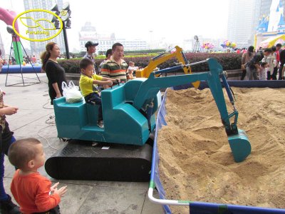 儿童挖掘机游乐市场的吸金神器